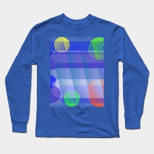 kinetic circles with hatches Long Sleeve T-Shirt